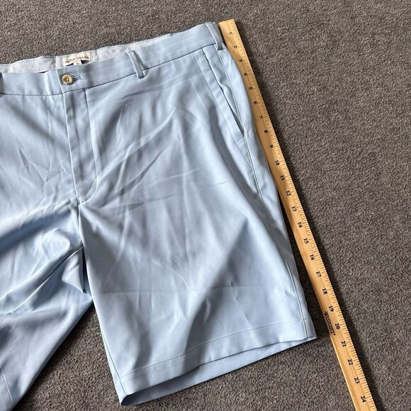 Peter Millar Shorts Mens 38 Salem Performance Cottage Blue Golf 9" $105 - Picture 8 of 10